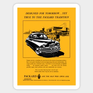 1949 PACKARD - advert Sticker